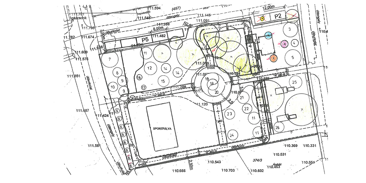 Tájékoztató köztéri pihenőpark kialakításáról